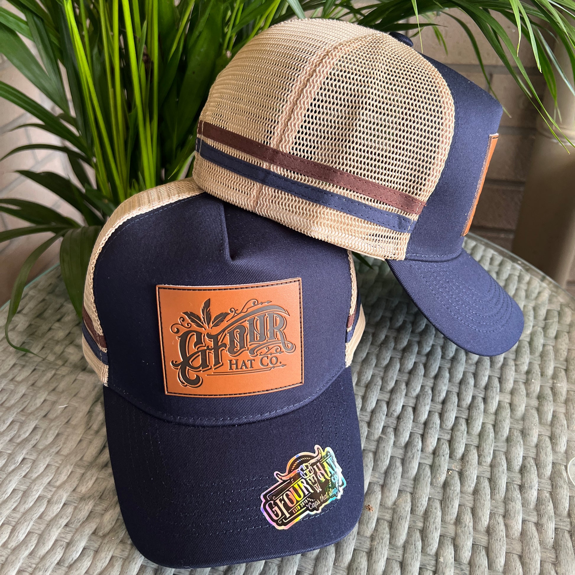 Leather Patch - “Turbo” - GFOUR HAT CO.