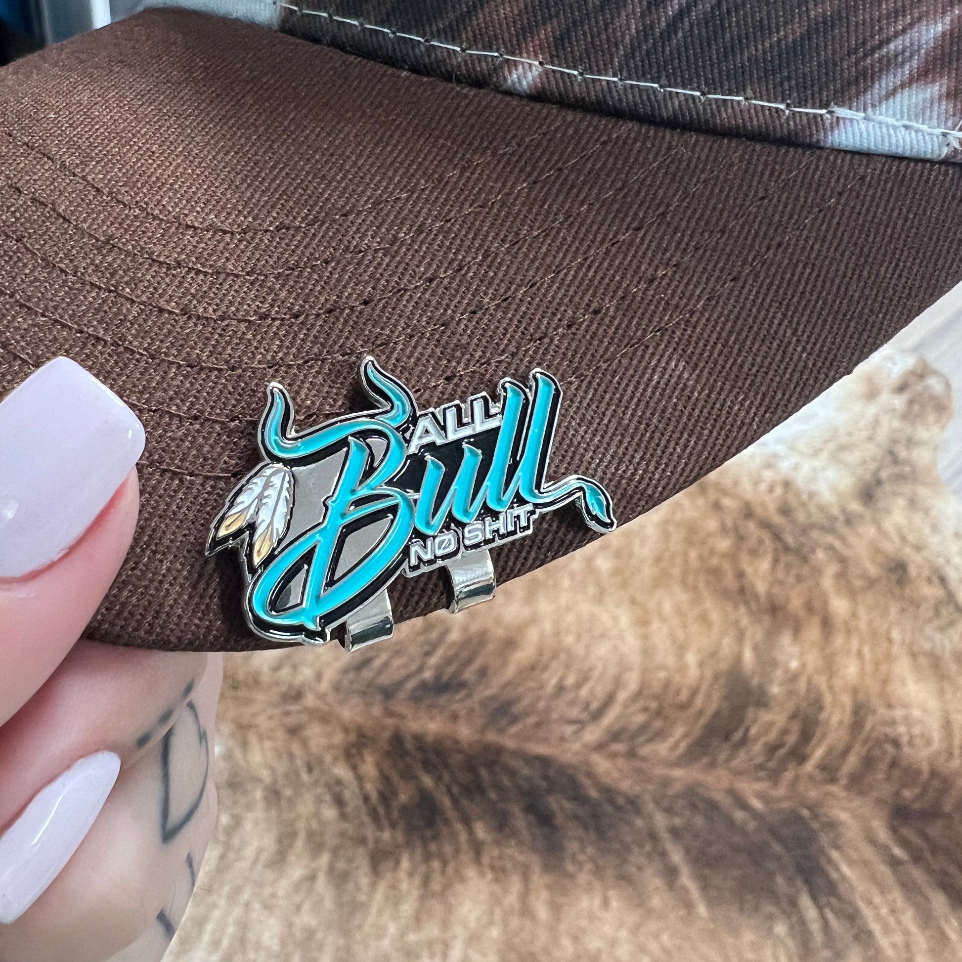 ABNS Brim Clip - Teal - GFOUR HAT CO.