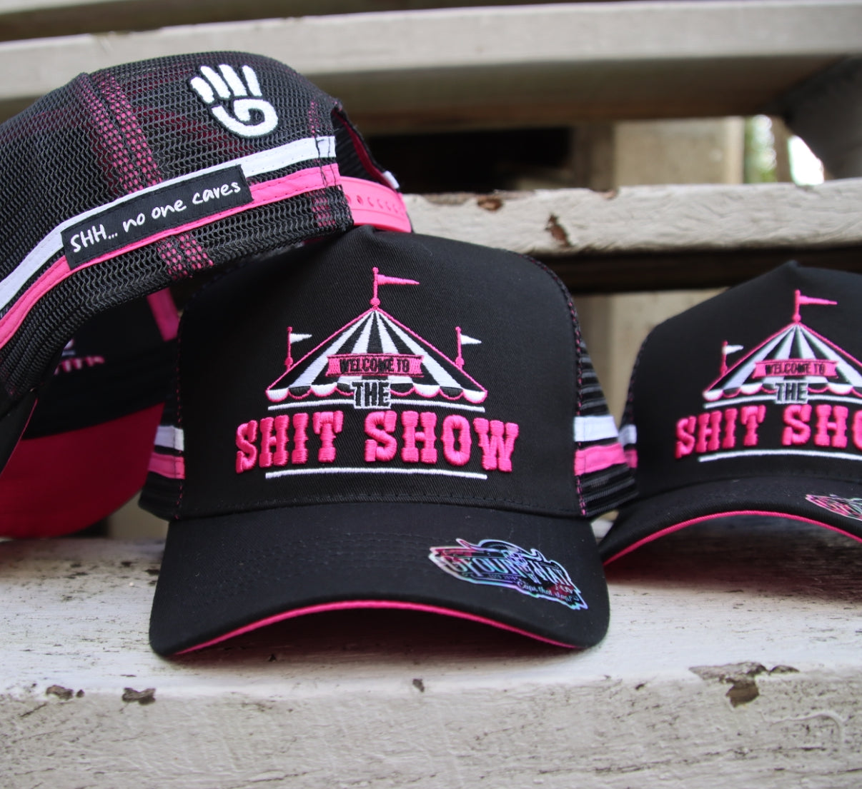 "Shit Show" - Black/Pink
