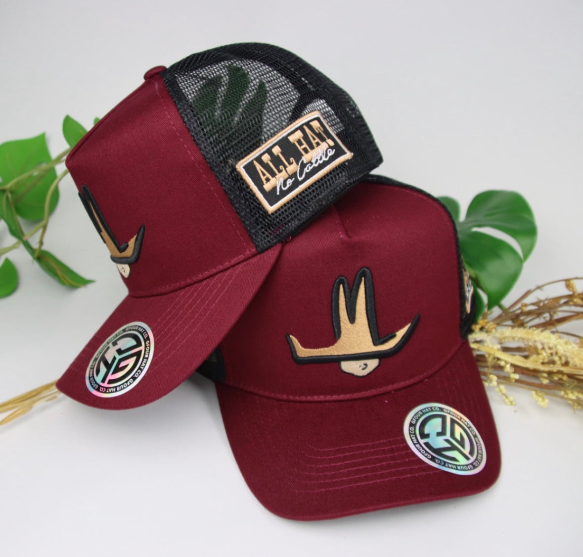 “Big Hat” - Maroon - GFOUR HAT CO.
