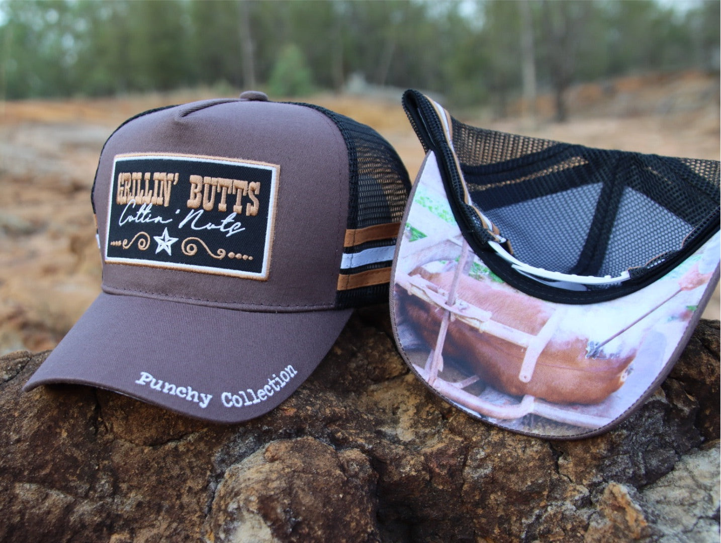 Punchy Collection - “Grillin” Beaver Brown - GFOUR HAT CO.
