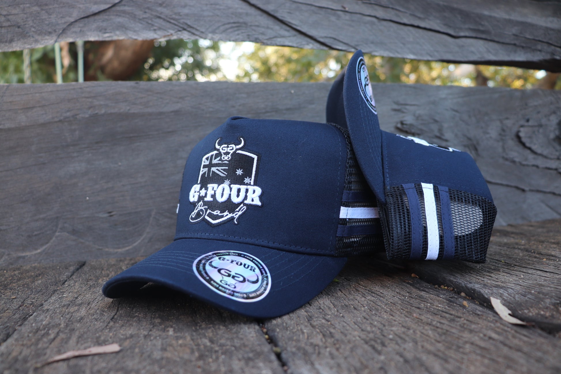 “Tablelands” Navy/Black - GFOUR HAT CO.