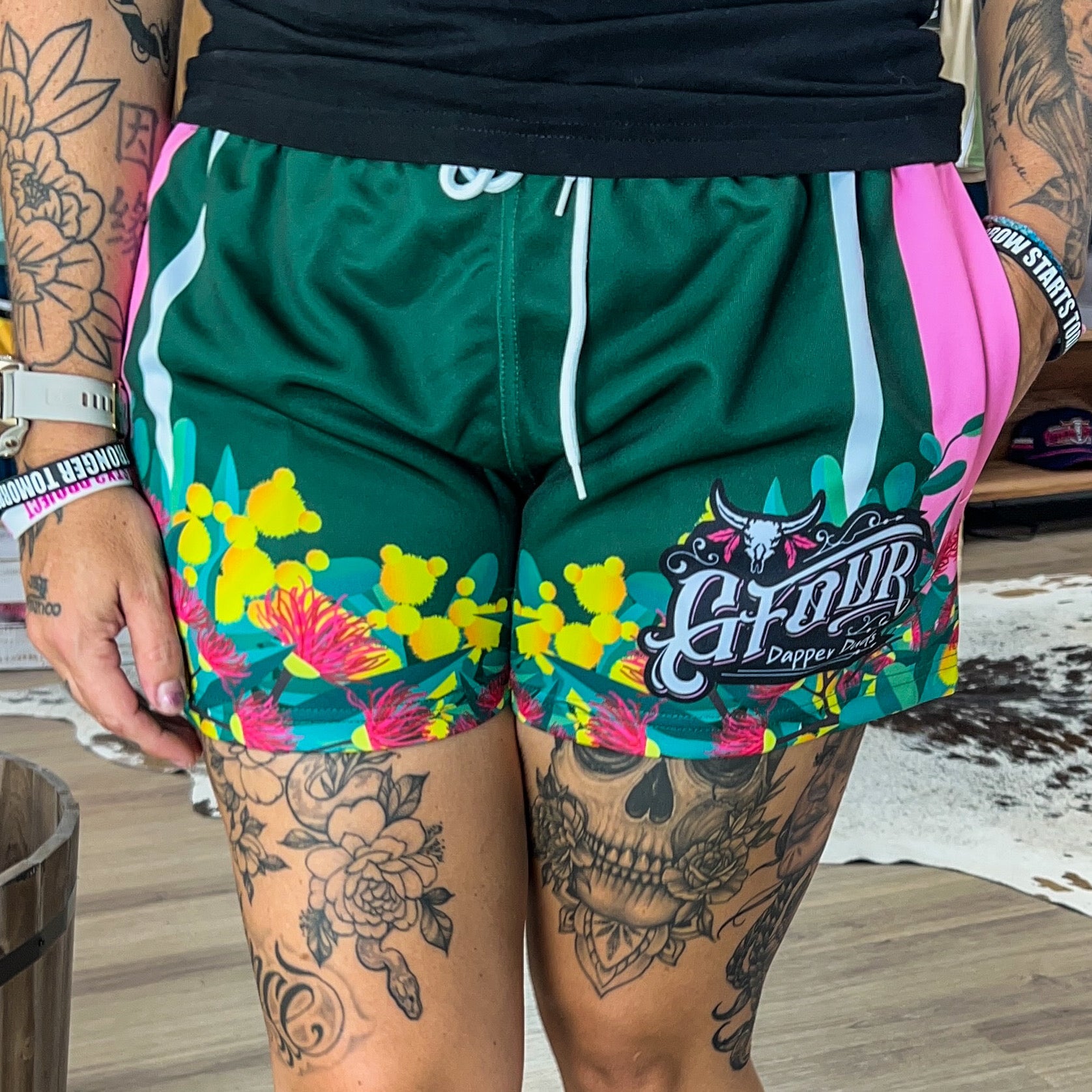 Unisex Footy Shorts - “Wattle It Be"