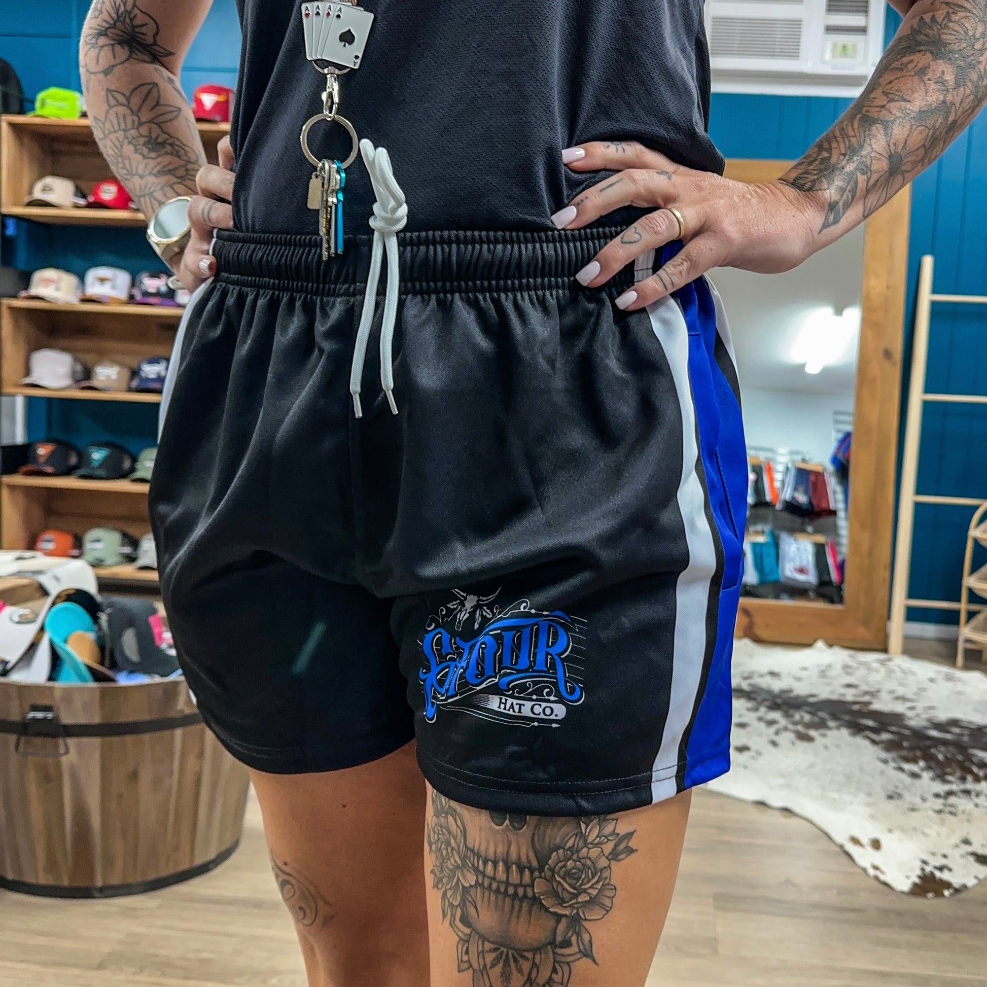 Unisex Footy Shorts - “Elwood” - GFOUR HAT CO.