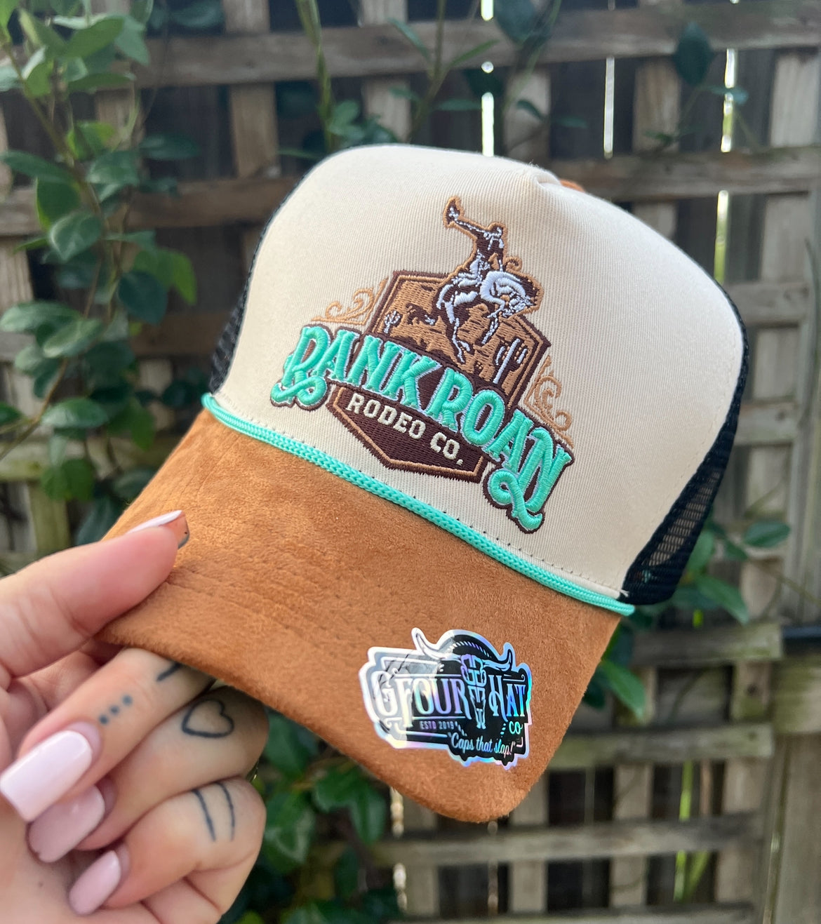 RRR - Suede Aqua - GFOUR HAT CO.