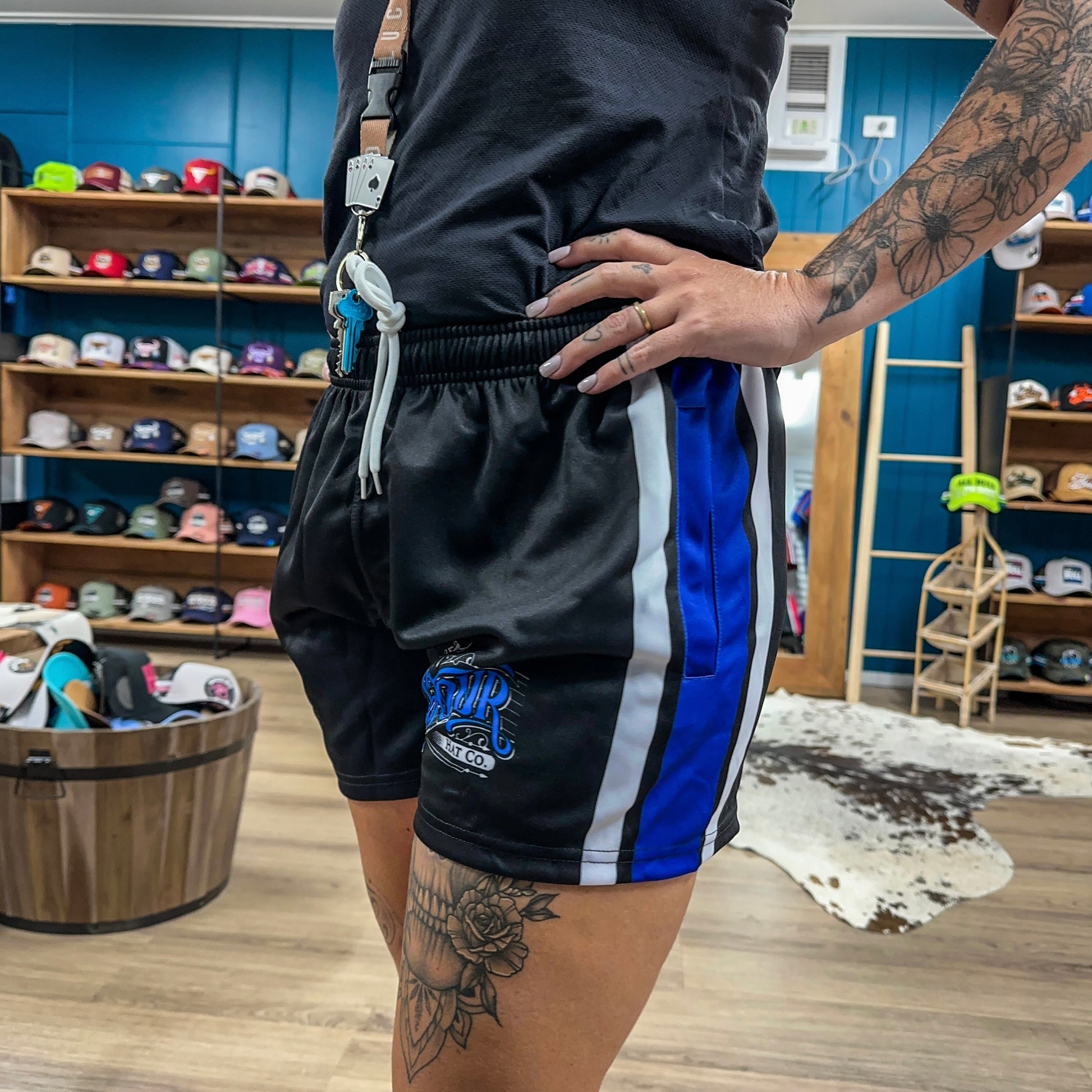 Unisex Footy Shorts - “Elwood” - GFOUR HAT CO.