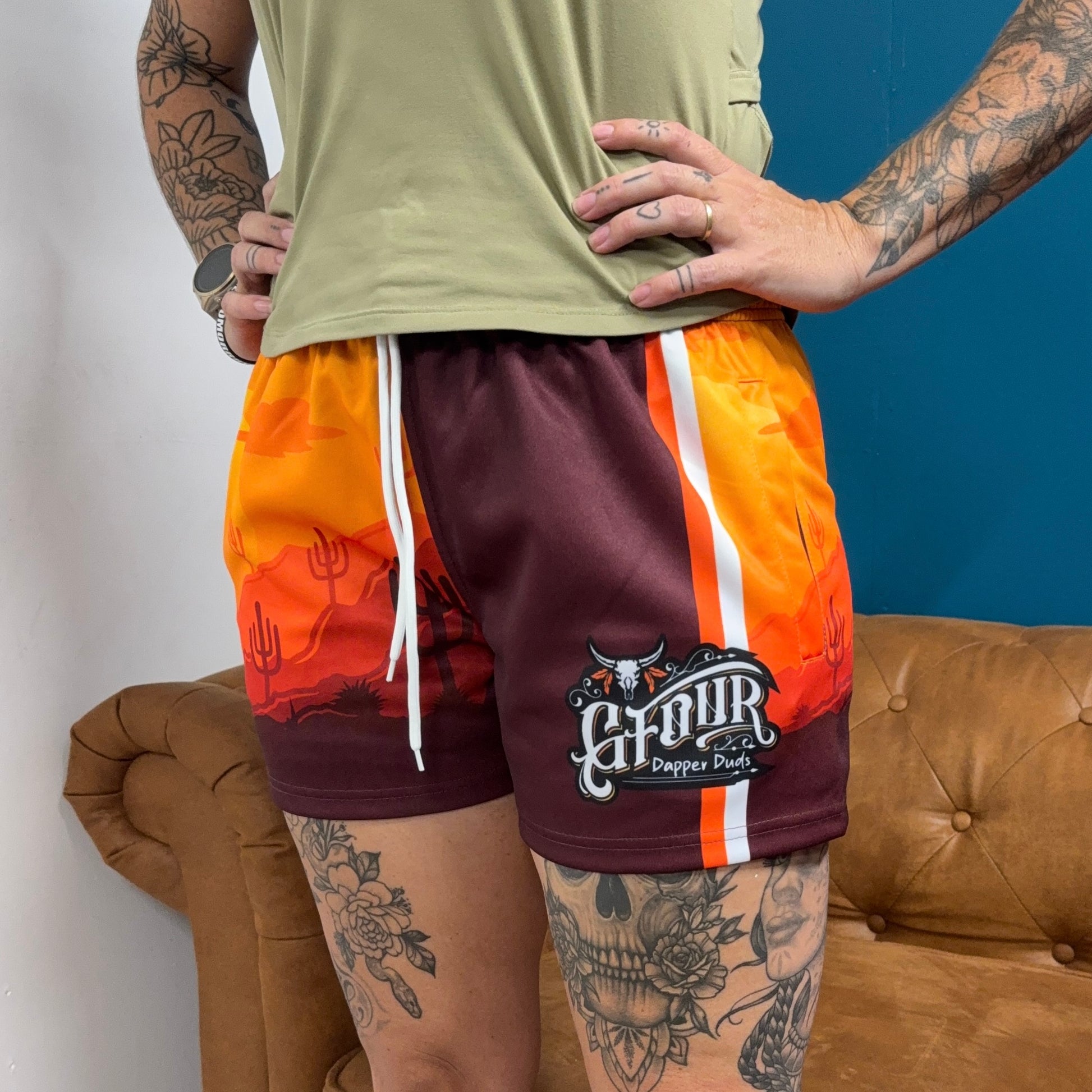 Unisex Footy Shorts - “Cactus Jack”
