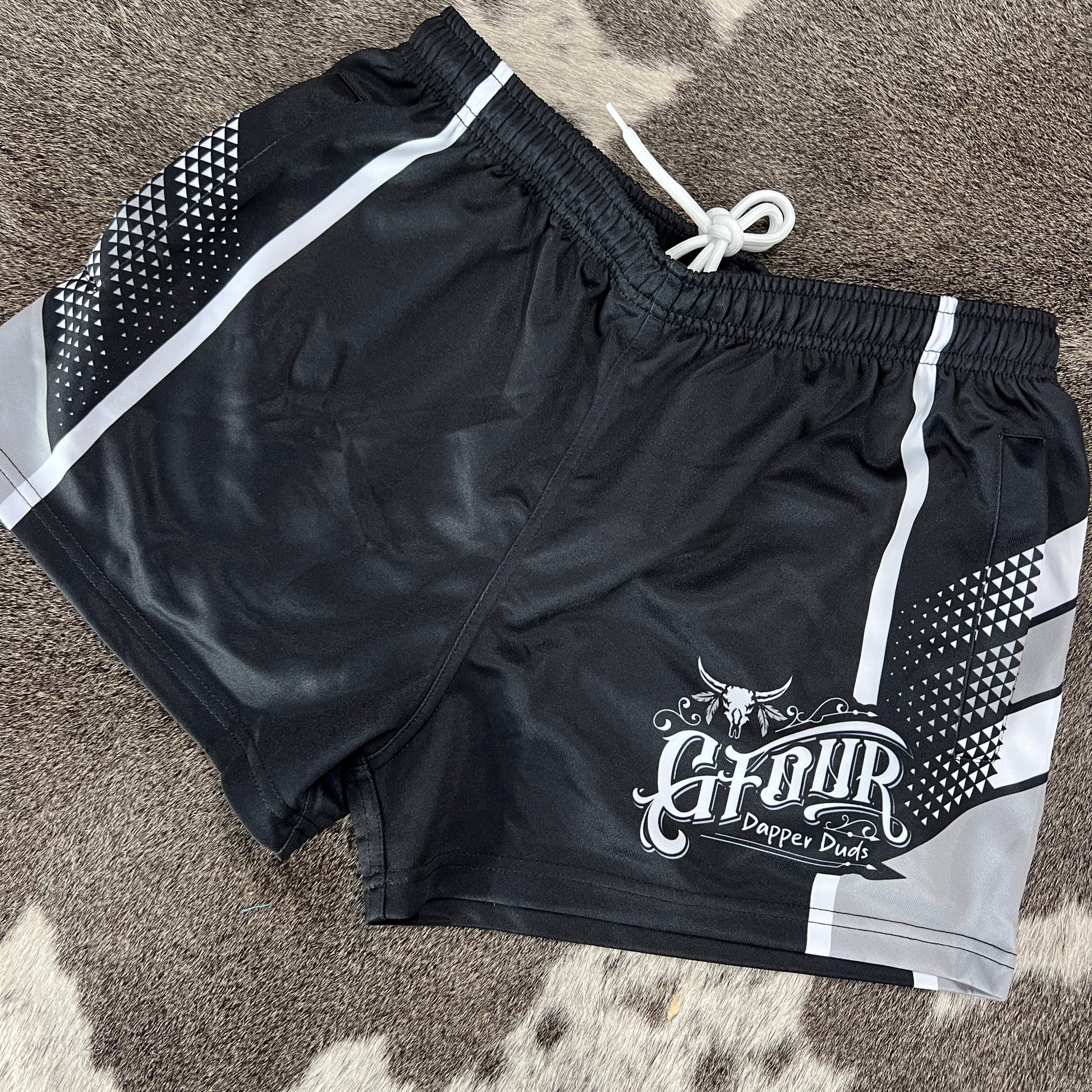 Unisex Footy Shorts - “Dino Juice"