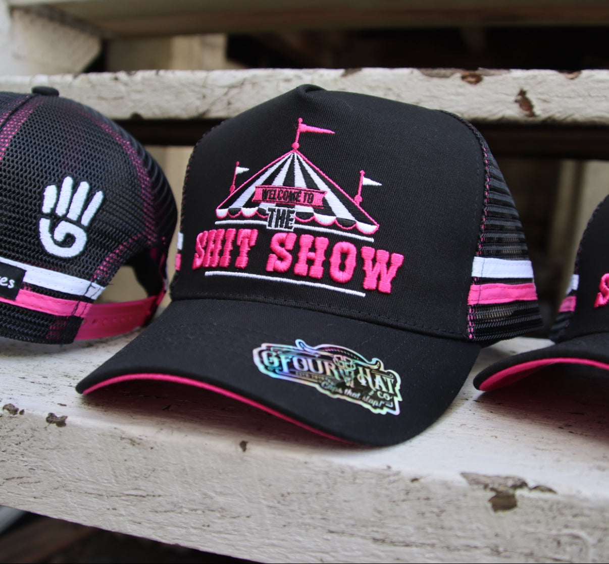 "Shit Show" - Black/Pink