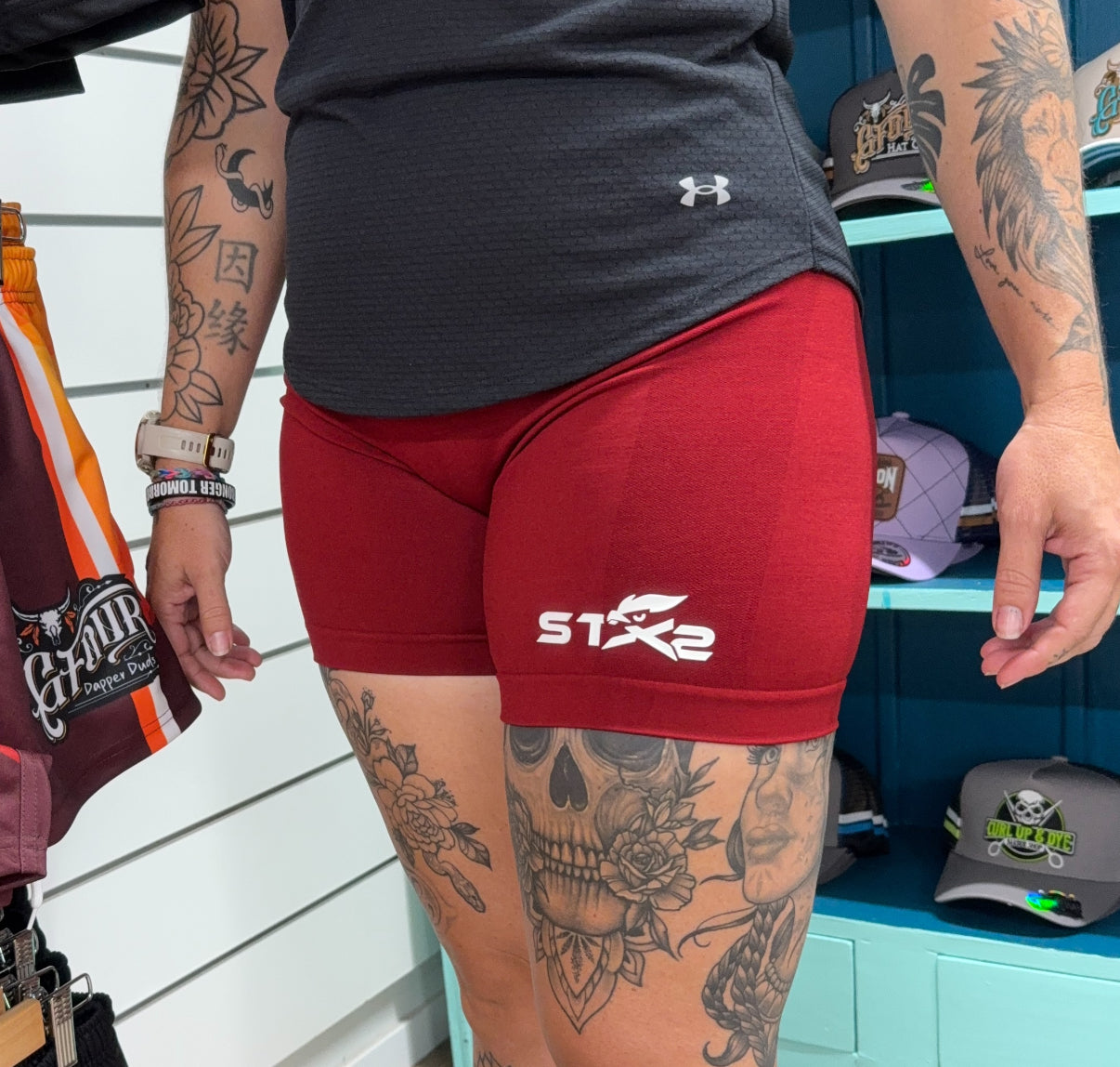 STX2 “Decadence” Shorts - Red Wine