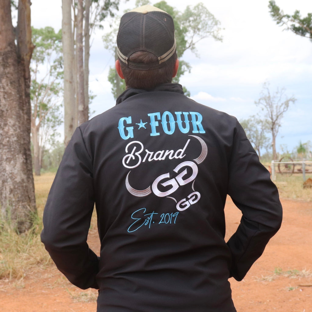 GFOUR Brand Soft Shell Jacket - Blue