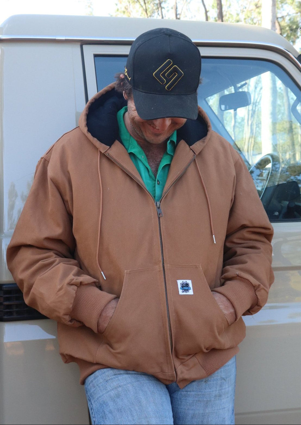 GFOUR BRAND “Rancher” Hooded Canvas Jacket