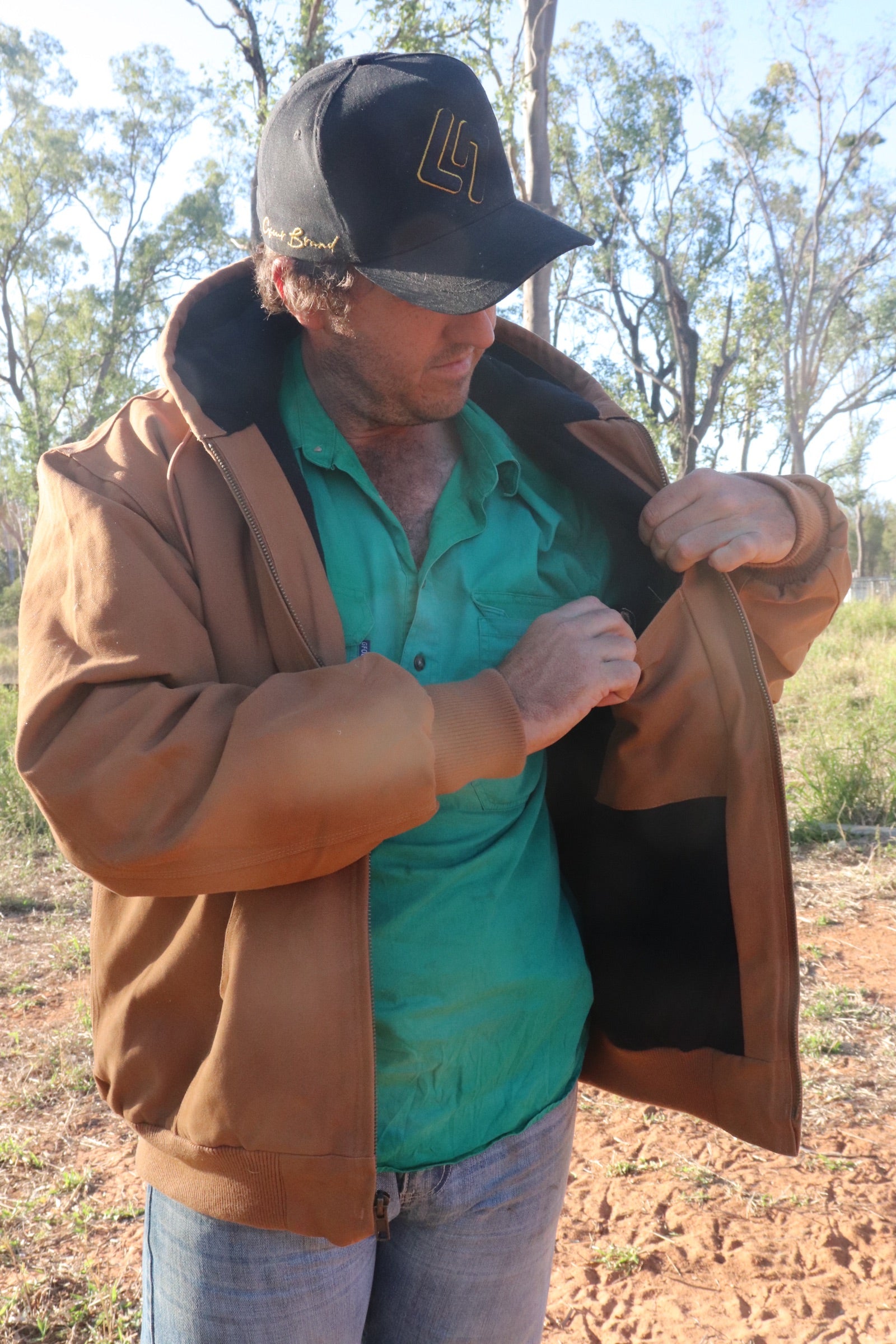 GFOUR BRAND “Rancher” Hooded Canvas Jacket